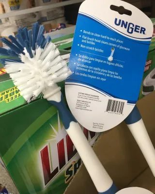 Escova de limpeza para garrafas 3 em 1 — caixa com 60