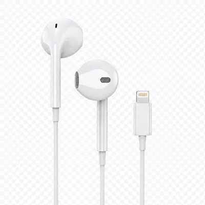 El-1411-5g Fones de ouvido ELETRO Ear7+ com som surround 360°, conector Lightning, confortáveis para uso prolongado