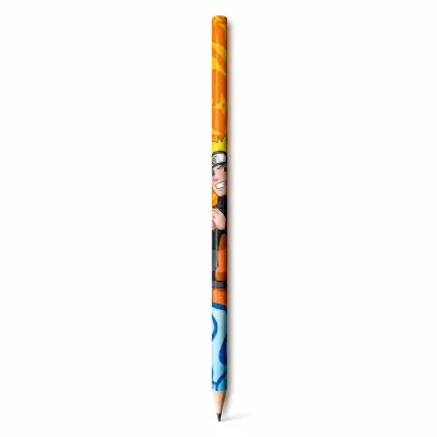 Lápis de escrever Naruto, cor laranja, ideal para estudantes