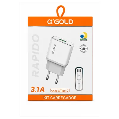 α'GOLD 快充充电器套件 3.1A CA43-3/Tipo-C