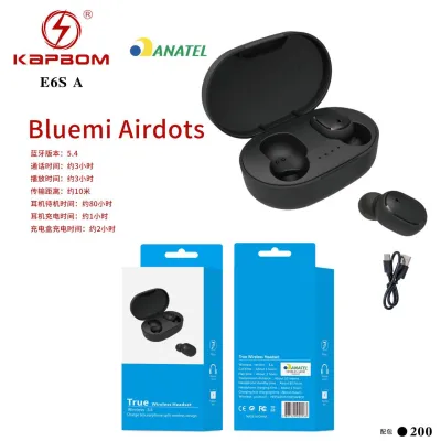 Kapbom Bluemi Airdots 无线耳机，蓝牙5.4，续航约3小时，黑色