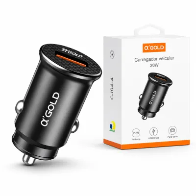 Carregador veicular α-GOLD 20W CJ04-4