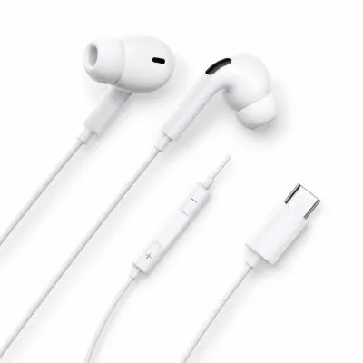 Ltomex A-918-TY Fone de ouvido estéreo de alta qualidade, branco