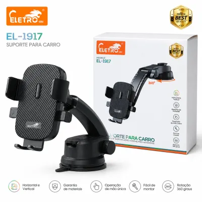 ELETRO EL-1917 360度汽车手机支架，适用于各种车型，稳固耐用