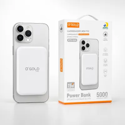α‘GOLD BTE-06A Power Bank Magnético 5000mAh 7.5W