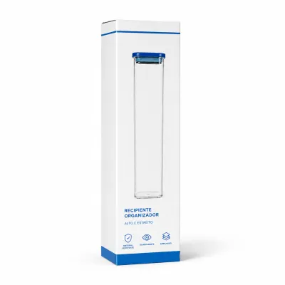 Tubo de vidro transparente, ideal para laboratório e uso doméstico, 20cm de comprimento, 3cm de diâmetro