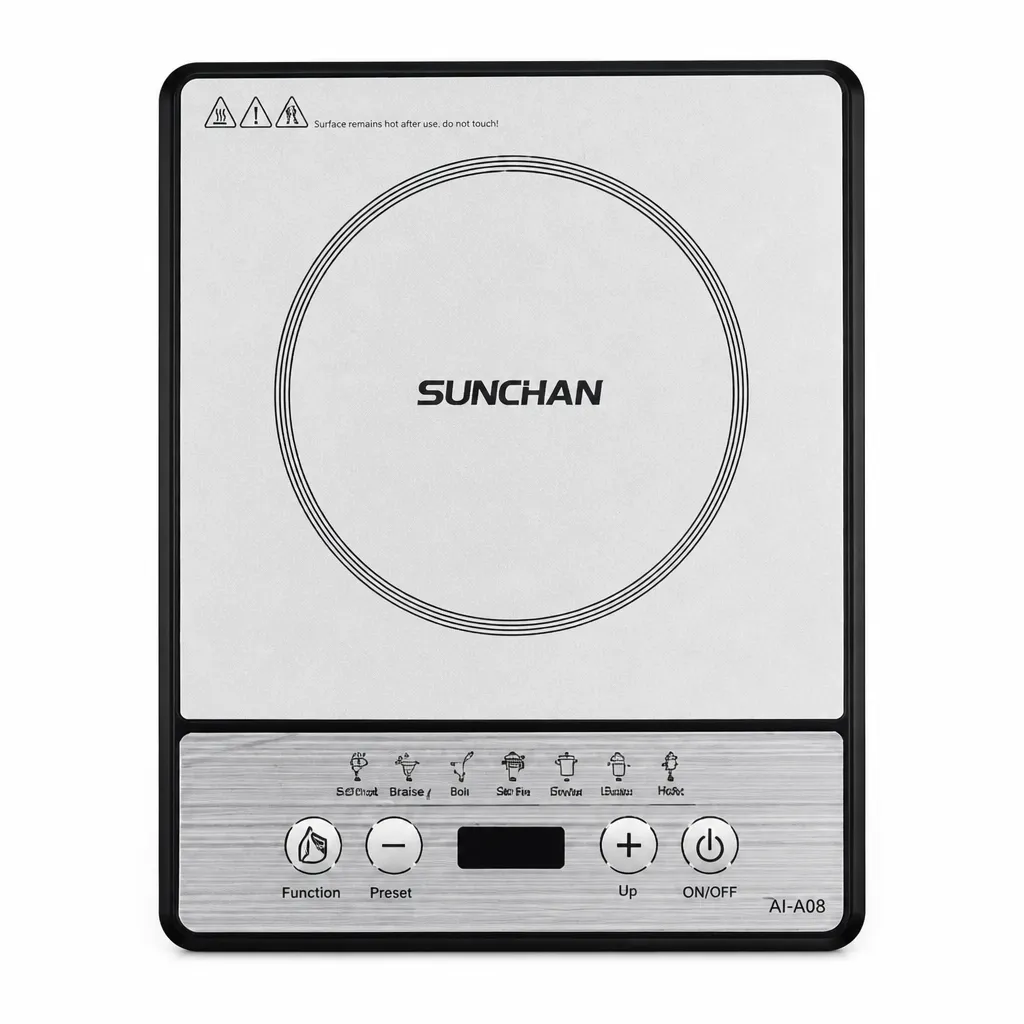 SUNCHAN 电磁炉，110v 多功能，易于使用，节能环保，型号AI-A08