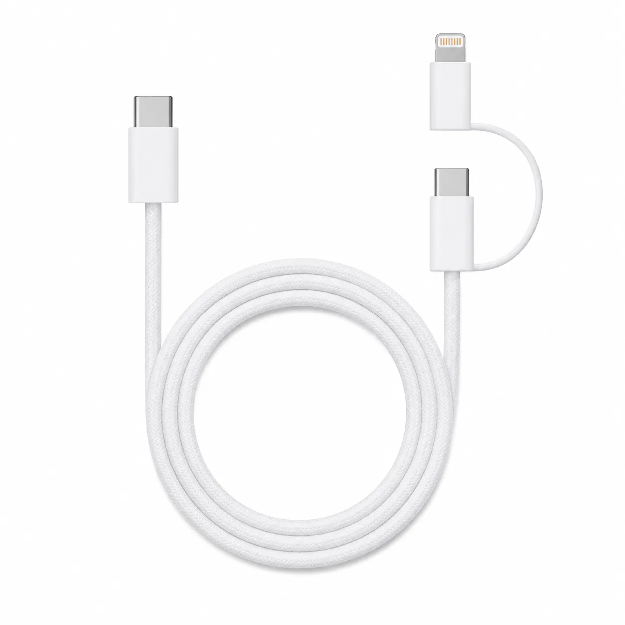 AL-467-1T2  Cabo de carregamento USB-C para Type-C e Lightning 60W