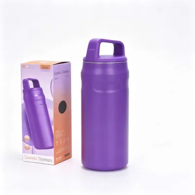 Copo de Água WU-468 700ML Aço Inoxidável Livre de BPA Disponível em Várias Cores