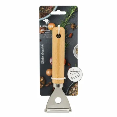 Luwave espátula de madeira, ferramenta multifuncional de cozinha, ideal para limpar e raspar restos de alimentos