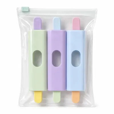 CANETA DUO PONTA POROSA KIT 3 CORES