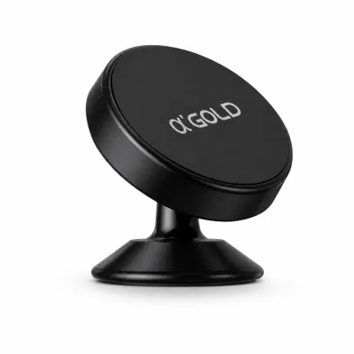 Suporte Magnético para Carro α'GOLD SPC-33, Cola Nano Soft, Preto