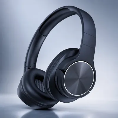 Ltomex BM780 主动噪声取消耳机，黑色，40小时续航，音乐无干扰