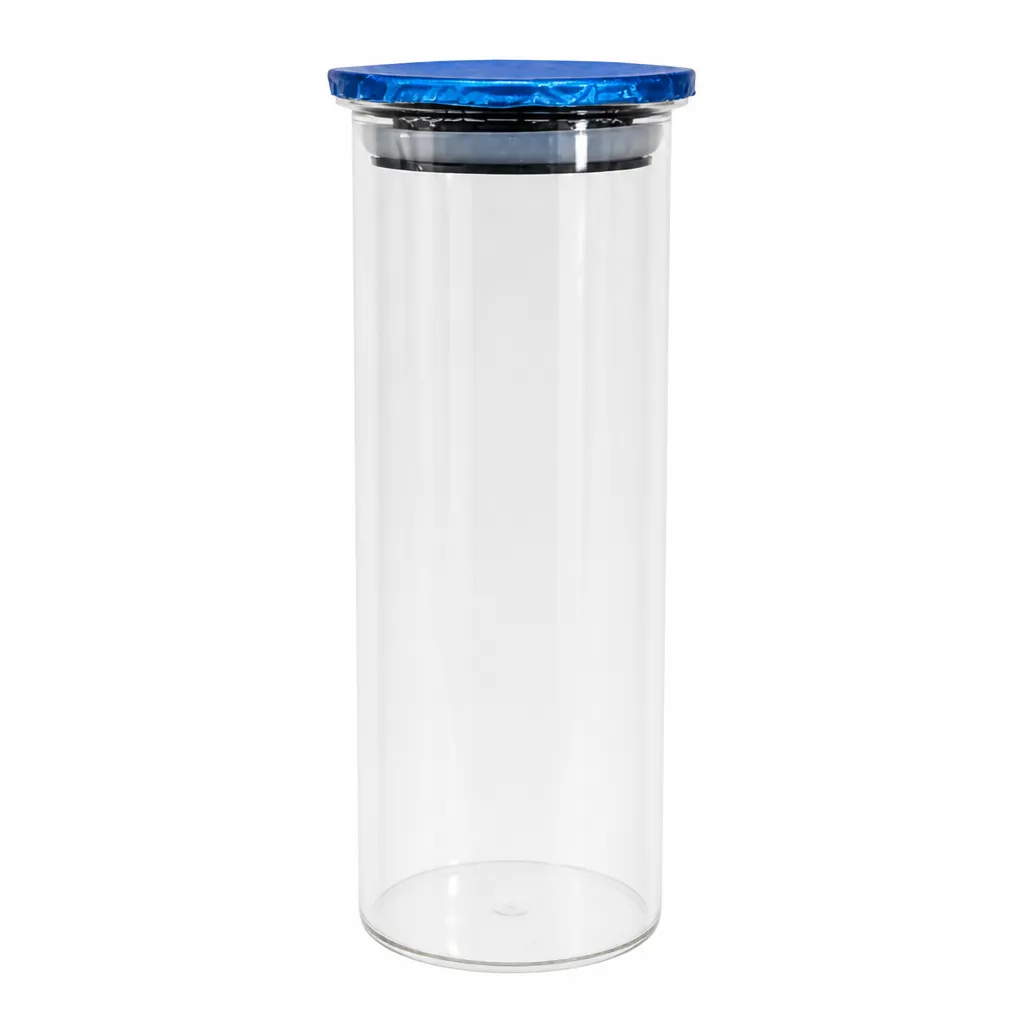 Tubo de ensaio transparente de plástico, ideal para laboratório, diâmetro de 5cm e altura de 20cm