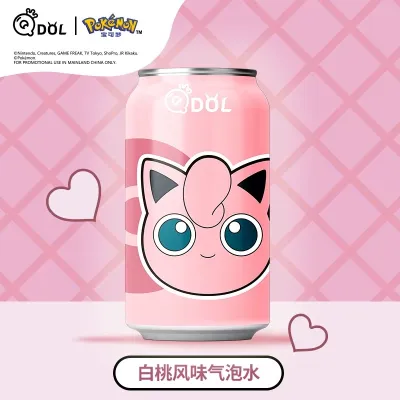 Refrigerante de Pokémon sabor de pêssego