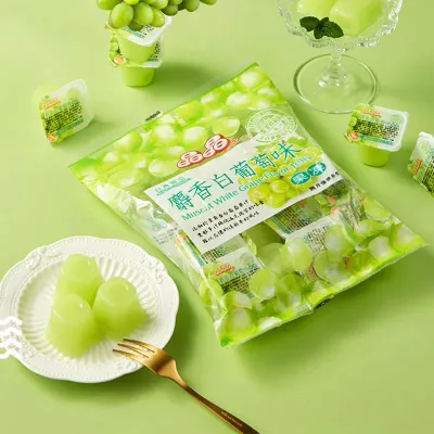 Gelatina Taiwan Jingjing sabor uva branca