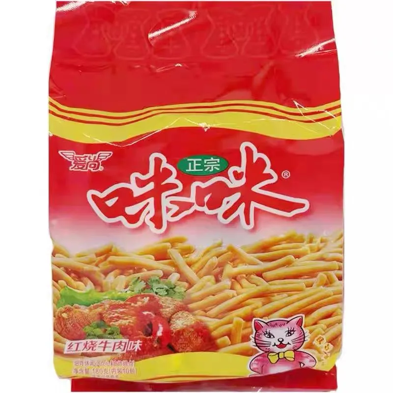 爱尚咪咪虾条红烧牛肉味