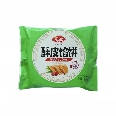 Biscoito recheado com carne