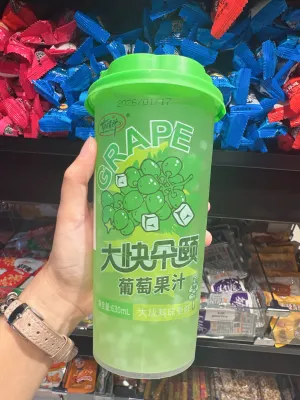 Suco de uva verde com sagu
