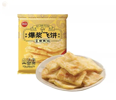 Roti recheado com lava e sabor de banana