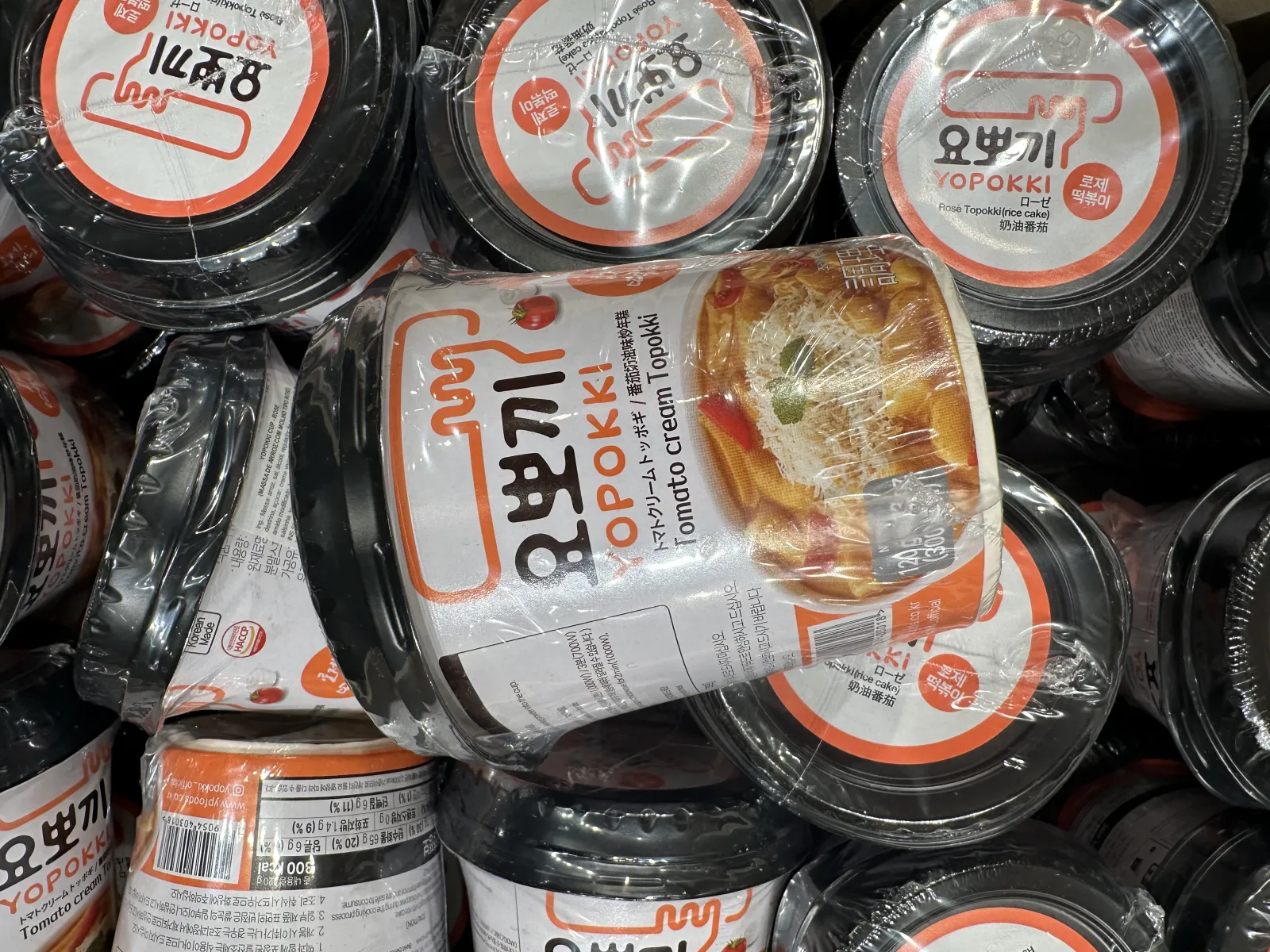 Topokki sabor de creme de tomate
