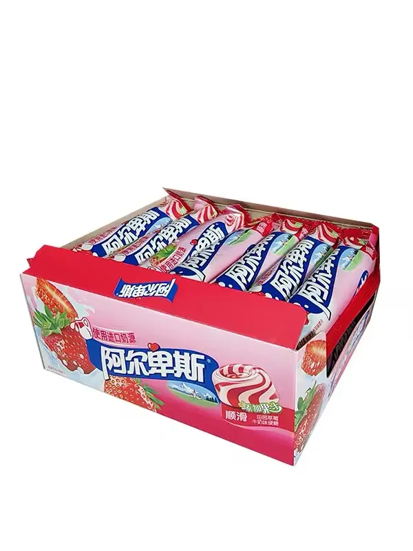 阿尔卑斯硬糖牛奶草莓味