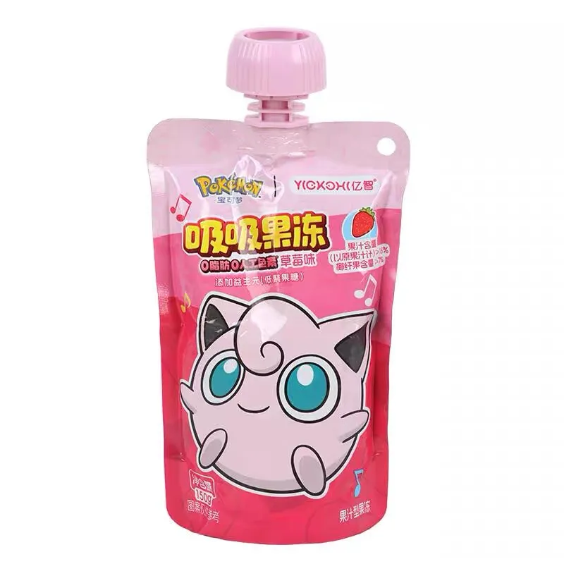 Poké mon suco de gelatina sabor morango