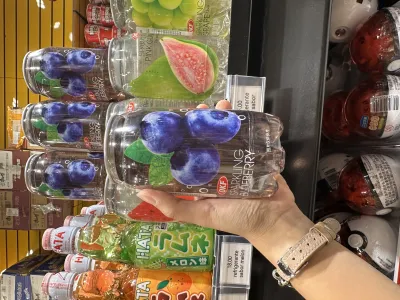 Refrigerante sabor de Blueberry