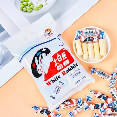 Bala de leite White Rabbit 114g