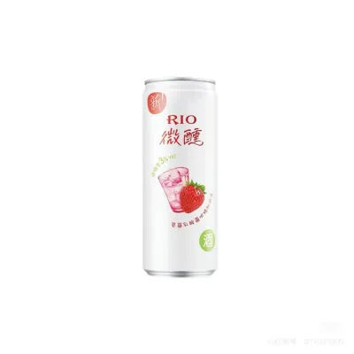 Coquetel com sabor morango e iogurte