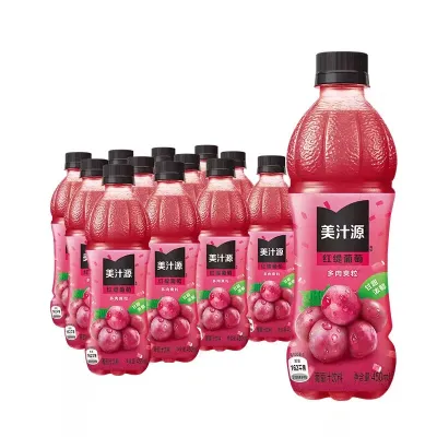 美汁源果粒橙红缇葡萄