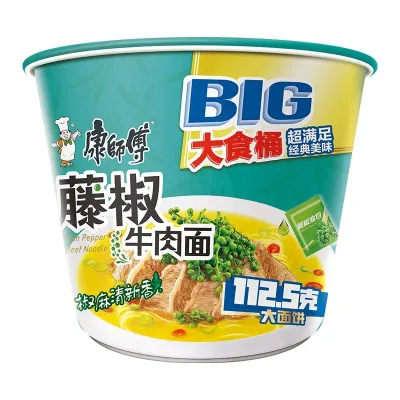 康师傅藤椒牛肉面桶面