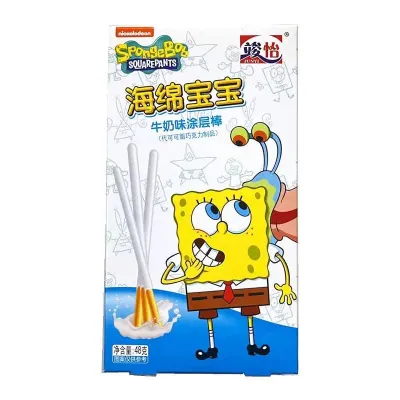 海绵宝宝牛奶味涂层棒