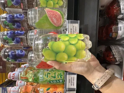 Refrigerante sabor uva verde