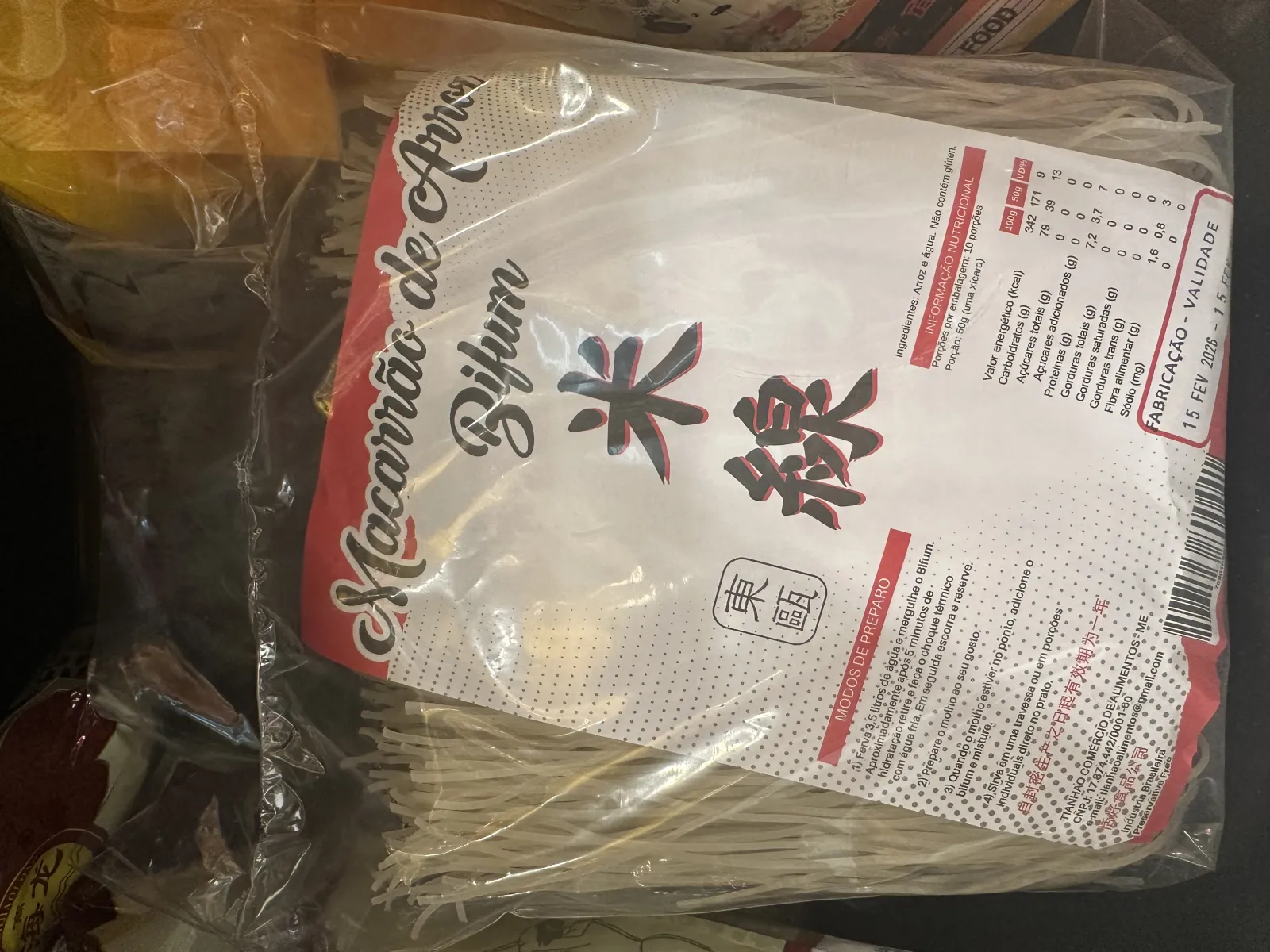 Macarrão de arroz