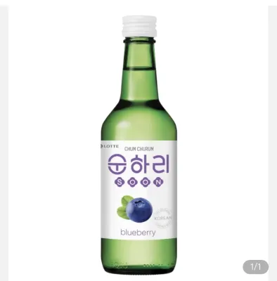 Soju sabor de blueberry