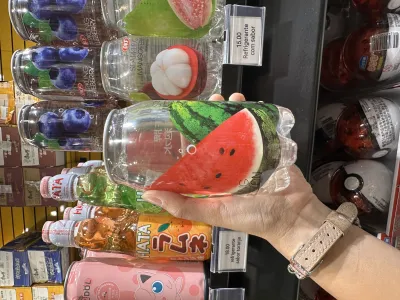 Refrigerante sabor de melancia