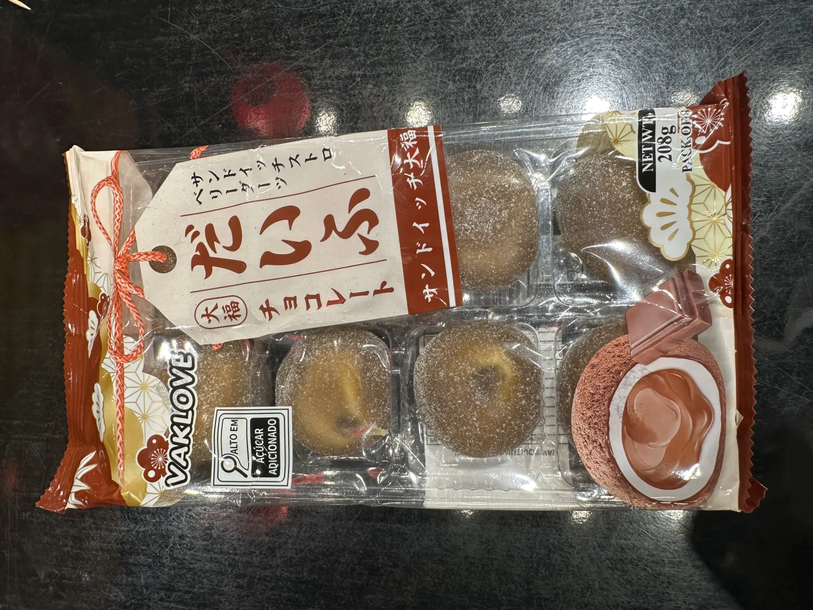 Mochi sabor de chocolate