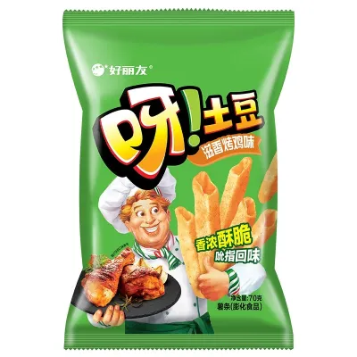 呀土豆滋香烤鸡味70克