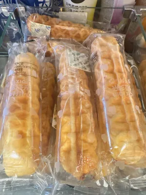 Pão com sabor de carne de porco desfiada