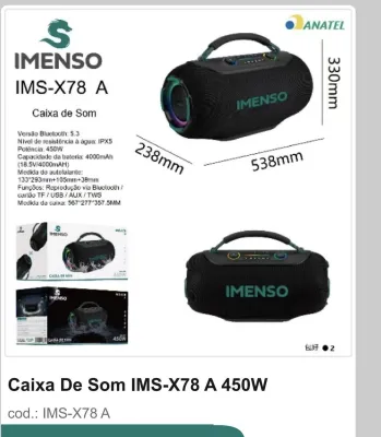 caixa de som