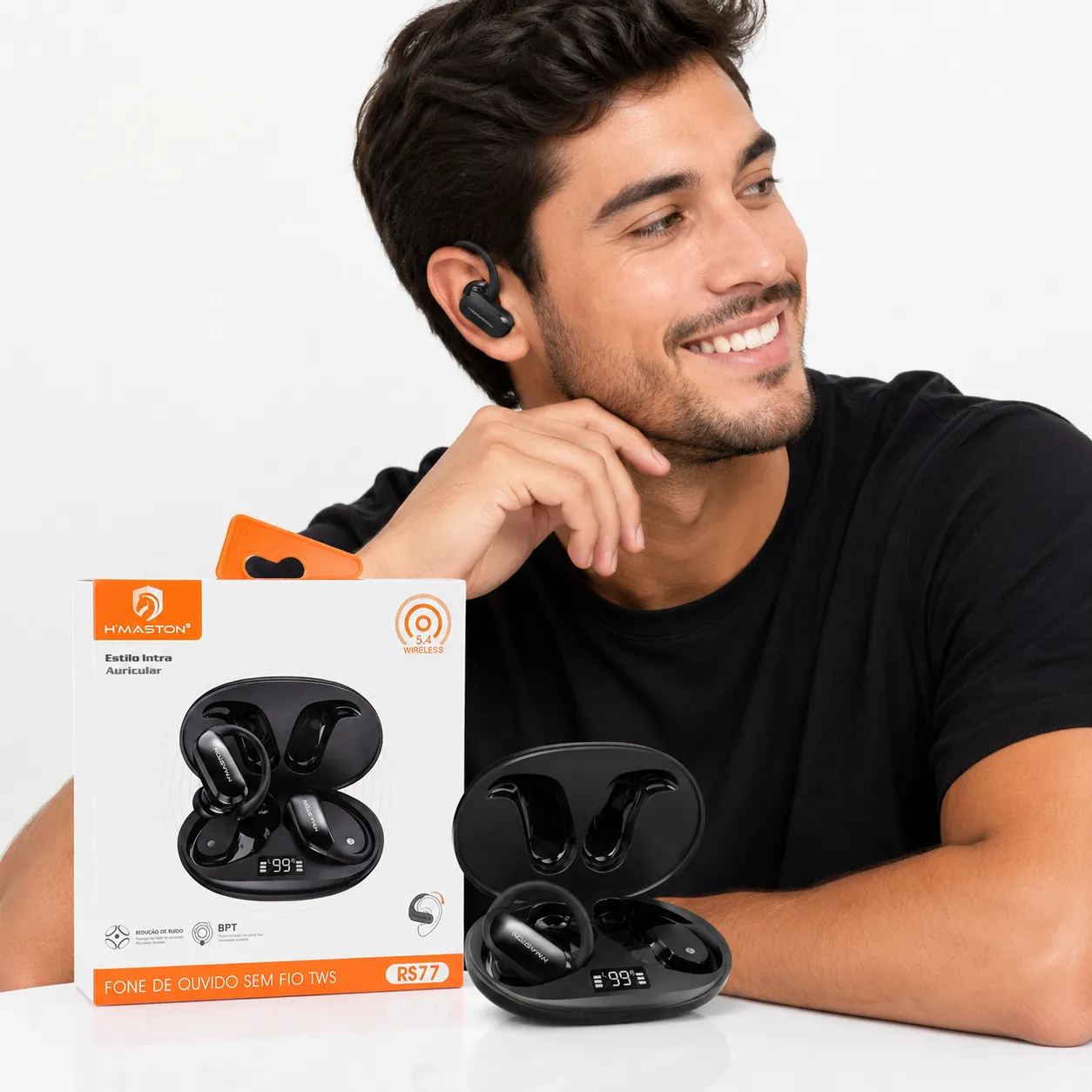 Fone Bluetooth  h´maston Rs77