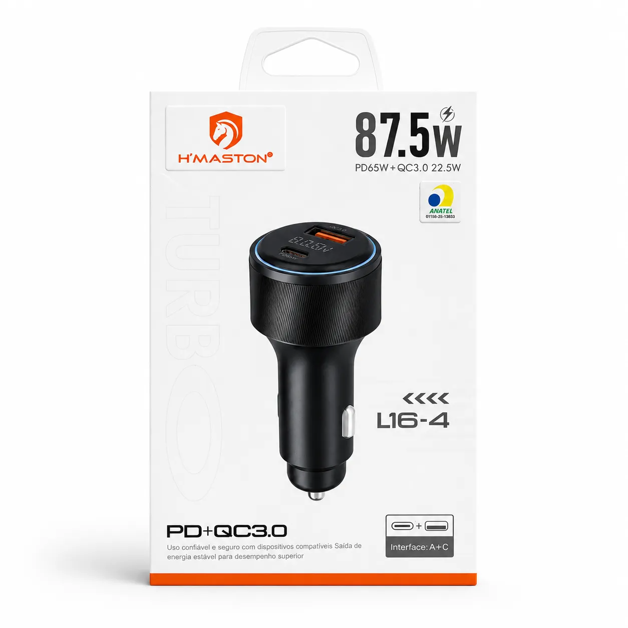 Fonte veicular TC/USB 87.5w