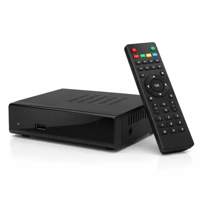 Caixa de TV ISDBT HD, 1080p, suporta funções PVR e EPG, ideal para reprodução multimídia
