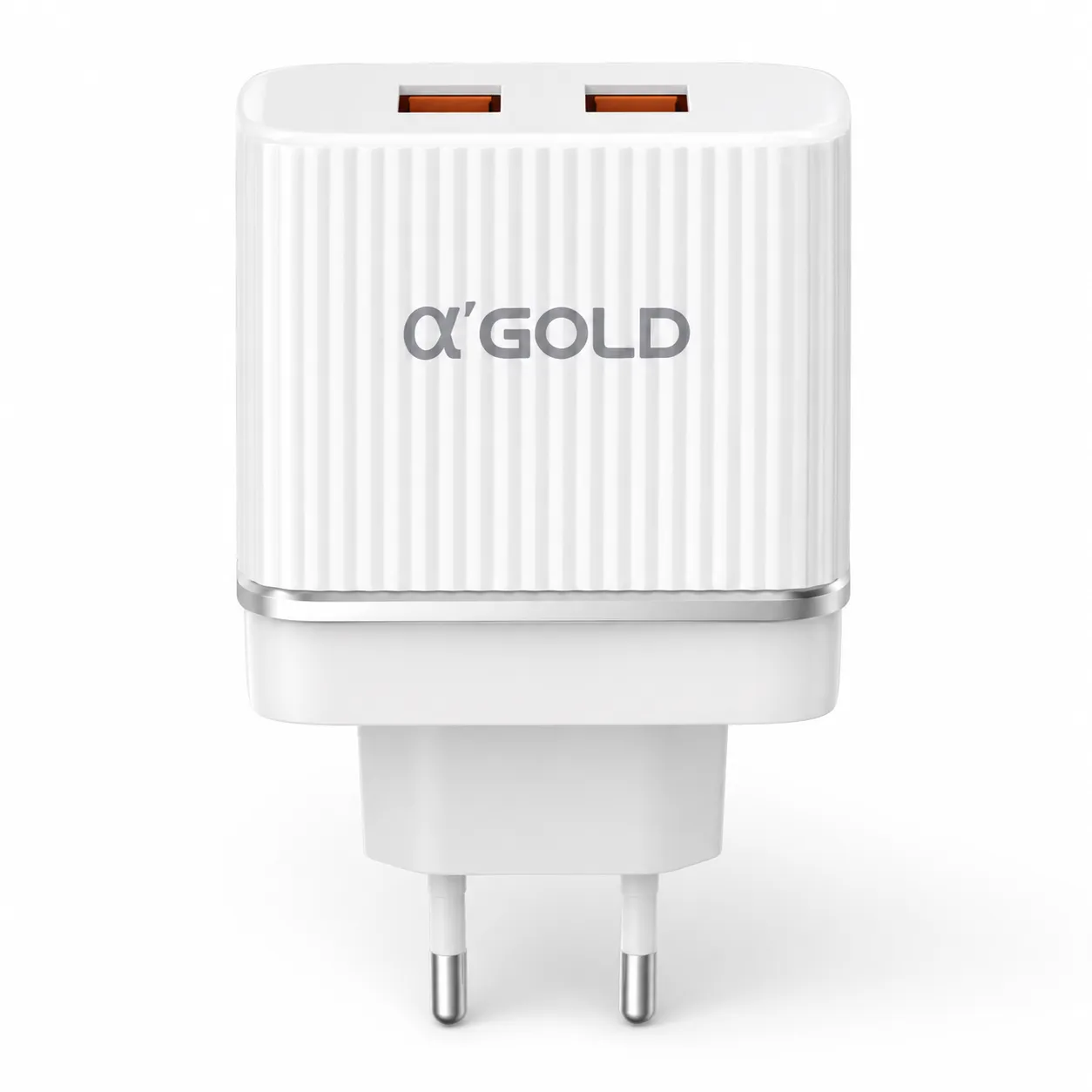 Carregador rápido αGOLD 3.1A adaptador de energia com 2 USB