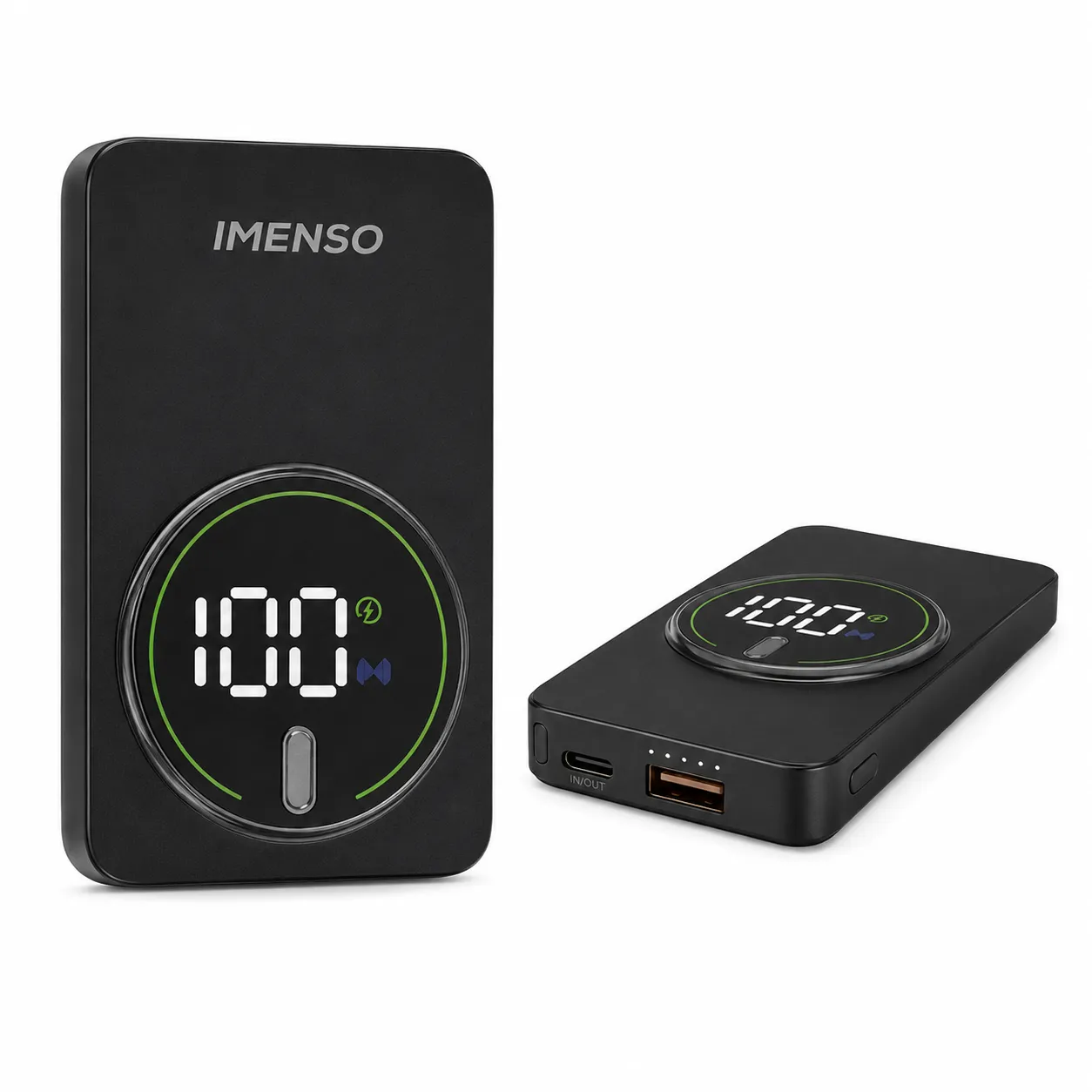 IMENSO移动电源 10000mAh 22.5W快充 黑色