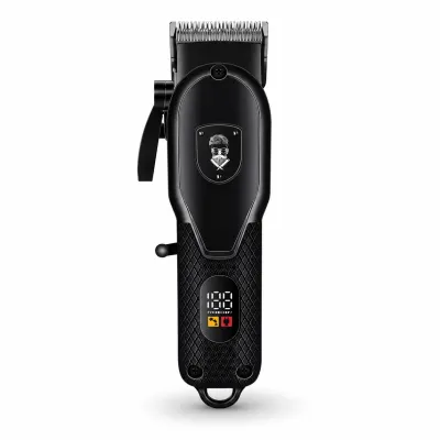 Cortador de cabelo semi-fio Tomate MAG-035, preto, ideal para uso doméstico e profissional