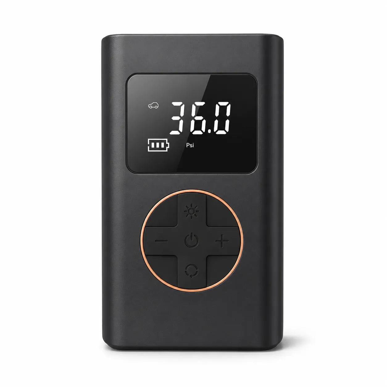 Bomba de ar portátil para pneus de carro CZK-5646, display digital, parada automática