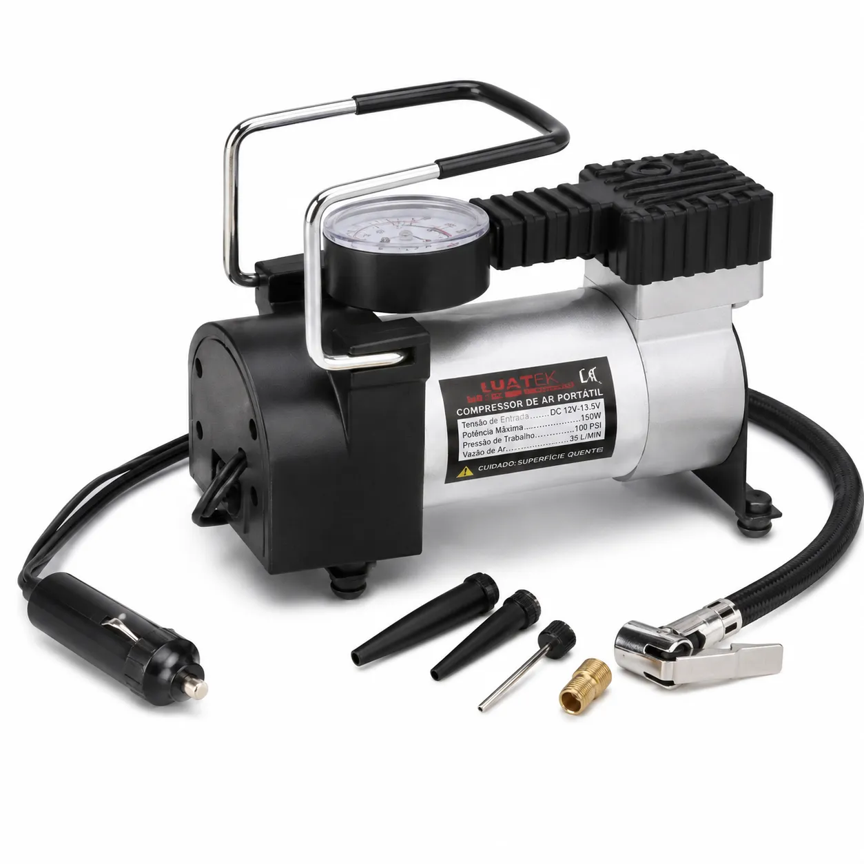 Bomba de Ar LUATEK Eficiente LKD-217 para Pneus