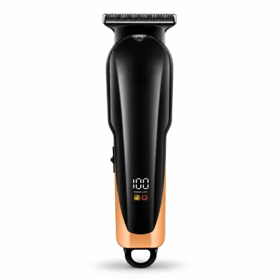 Aparador de cabelo profissional DA-LING DL-1851, elétrico, preto, com display LED, ideal para uso doméstico